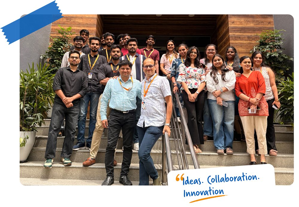 Hackathon Integration team at the Bengaluru office